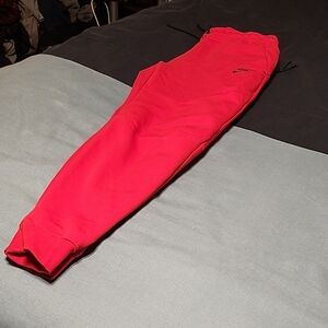 Nike Tech Mens Bright Red Sweatpants